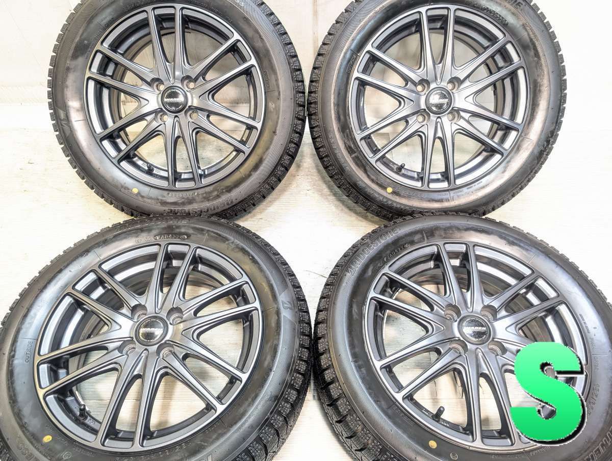 185/60R15 ブリヂストン アイスパートナー2 WAREN 15x5.5 43 100-4穴