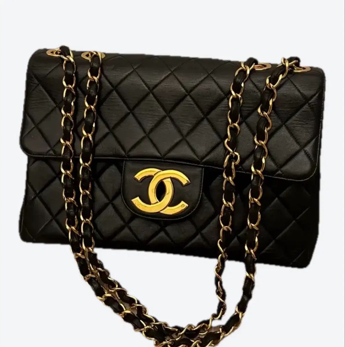 シャネル Classic フラップ ラムスキン ヴィンテージ 24K GOLD
