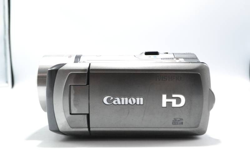 動作品】キヤノン Canon iVIS HF10 HDビデオカメラ 12倍ズーム 付属品