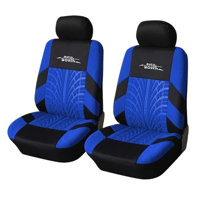 シートカバー ハイゼット カーゴ S700V S710V 前席2脚セット 簡単取付 洗濯可能 汚れ防止 ペット アウトドア おしゃれ 汎用 被せるだけ AYA ブルーJu