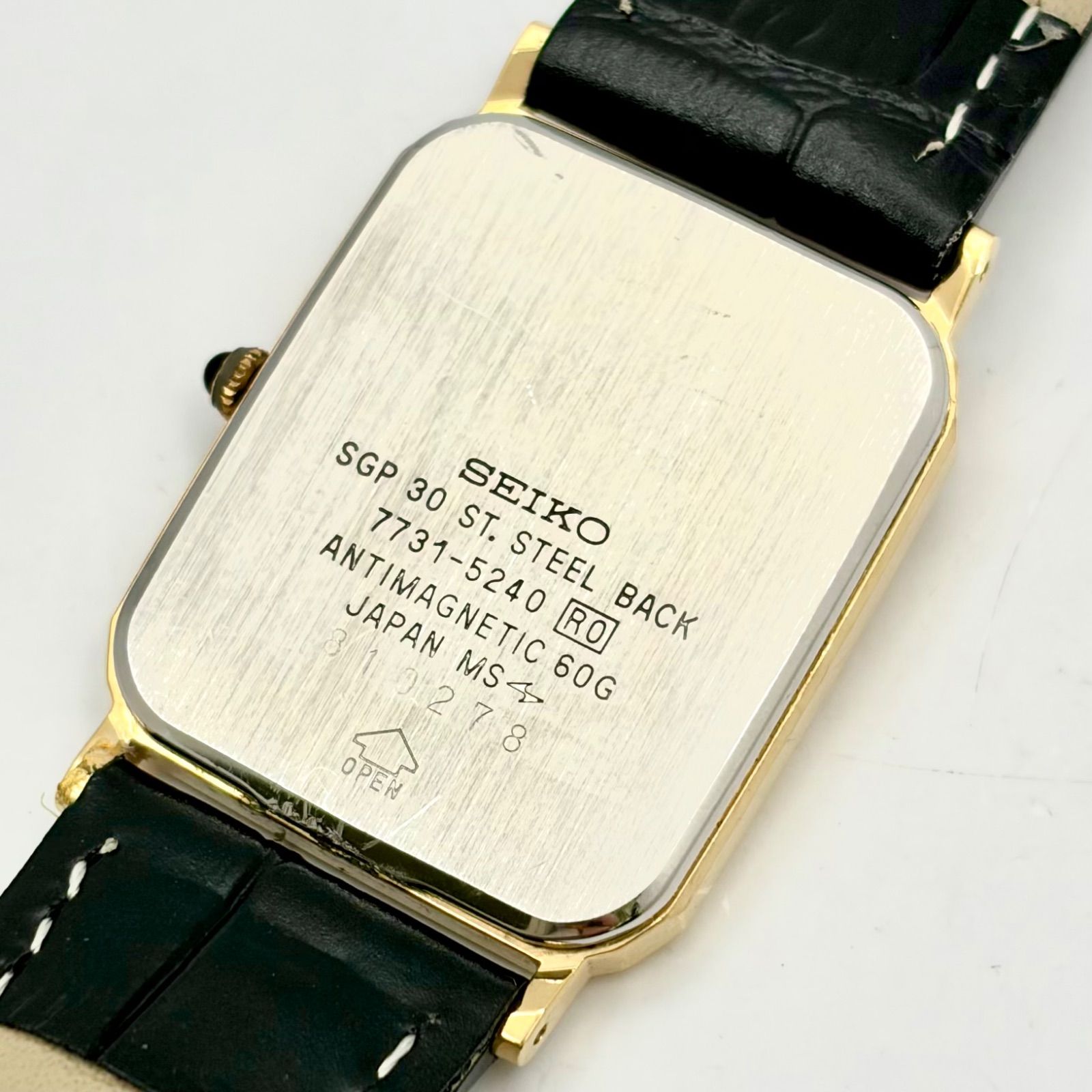 新品電池】SEIKO セイコー Dolce ドルチェ メンズ 腕時計 ゴールド 12