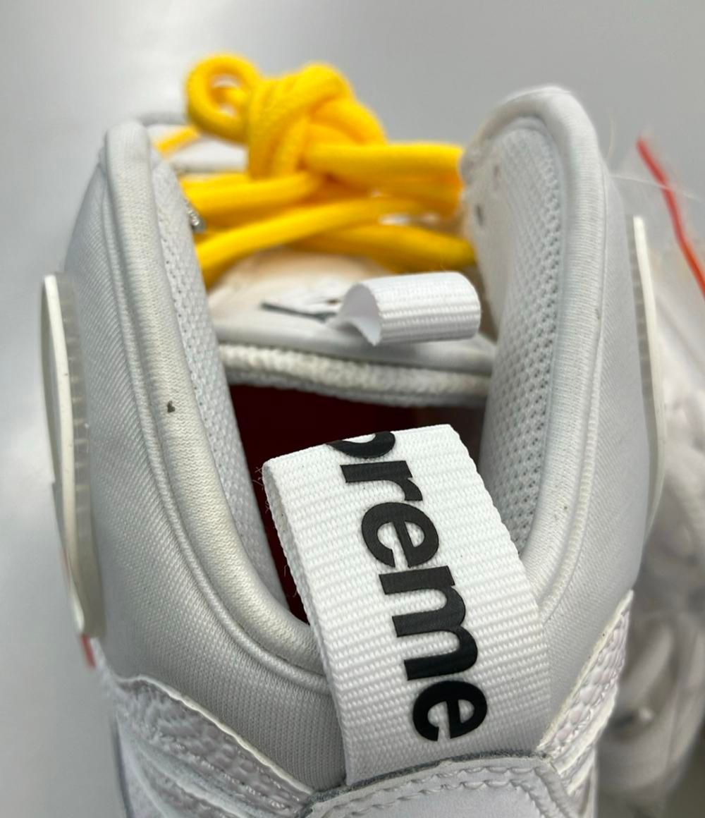 美品 ナイキ ハイカットスニーカー × Supreme AIR BAKIN SP DX3292-100 メンズ SIZE 25.5 (S) NIKE 美品 ナイキ ハイカットスニーカー × Supreme AIR BAKIN SP DX3292-100 メンズ SIZE 25.5 (S) NIKE