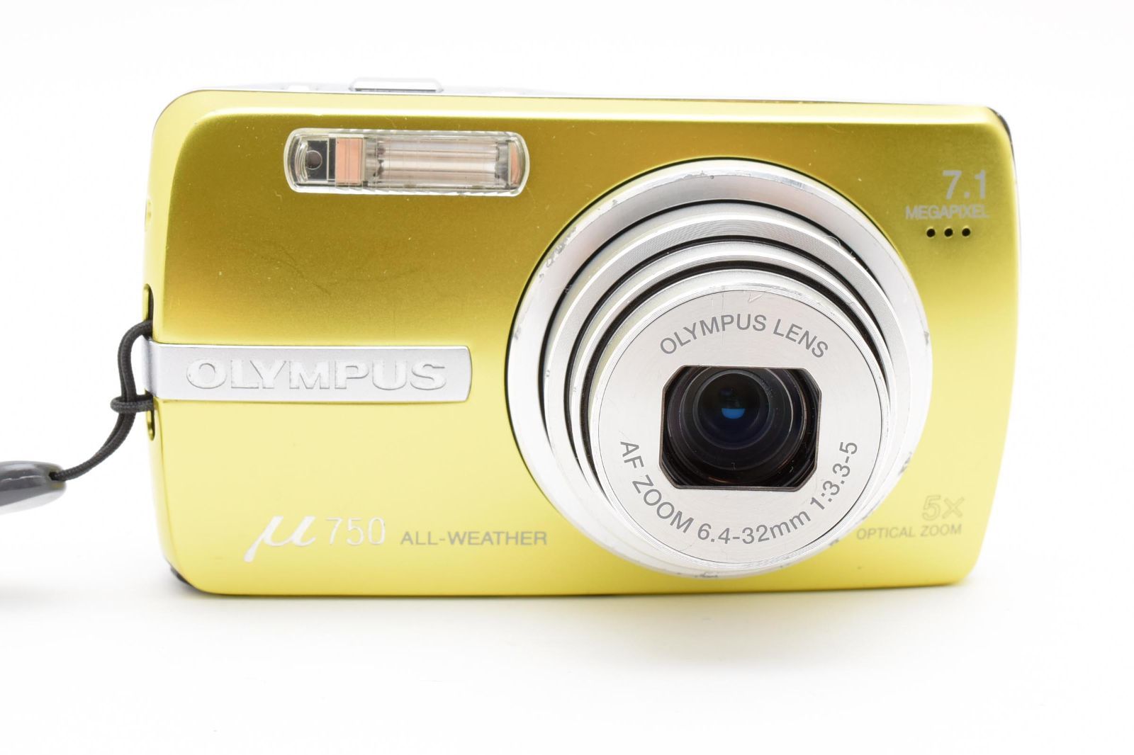 【美品】【箱説明書付き】OLYMPUS μ 750 コンパクトデジタルカメラ オリンパス OLYMPUS μ750 ライムグリーン 《動作確認済・元箱・説明書
