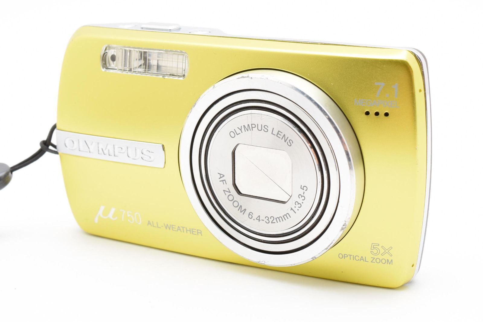 オリンパス OLYMPUS μ750 ライムグリーン 《動作確認済・元箱・説明書