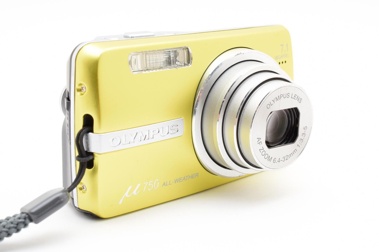 【美品】【箱説明書付き】OLYMPUS μ 750 コンパクトデジタルカメラ オリンパス OLYMPUS μ750 ライムグリーン 《動作確認済・元箱・説明書