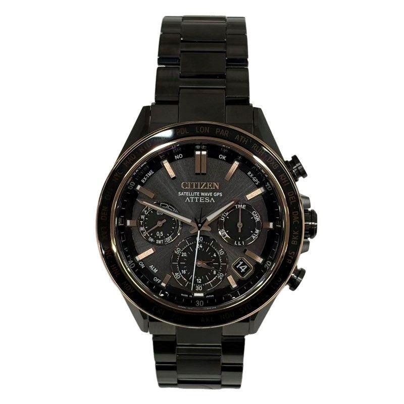 CITIZEN シチズン アテッサ ATTESA ACT Line ブラックチタンシリーズ CC4074-61W F950-0029S0C 腕時計メンズ エコ・ドライブ ブラック文字盤 【新品】 22606K239