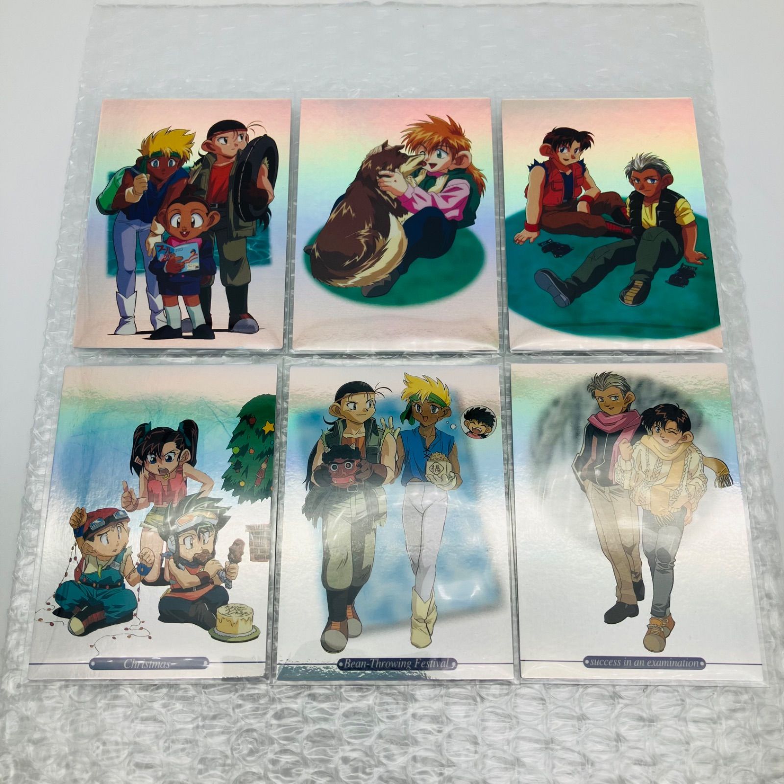 トレカ 爆走兄弟 レッツ＆ゴー パーフェクトコレクション スペシャルカード 6枚セット movic ムービック 1998 1999 MADE IN JAPAN 初版