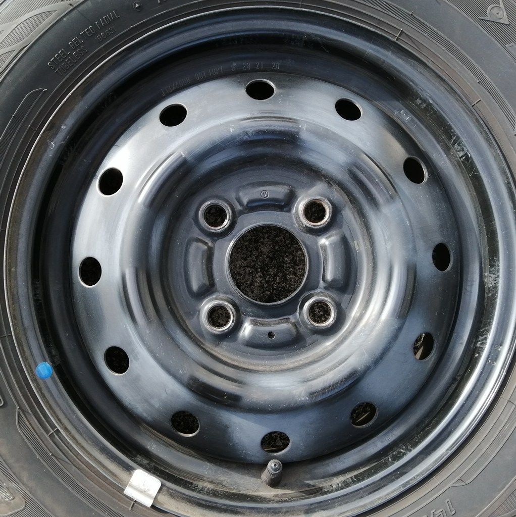 【13インチ DUNLOP製エナセーブEC204 スチールホイールセット②】 鉄ホイール 夏タイヤ付 4本セット 13インチ 145/80R13 DUNLOP ENASAVE