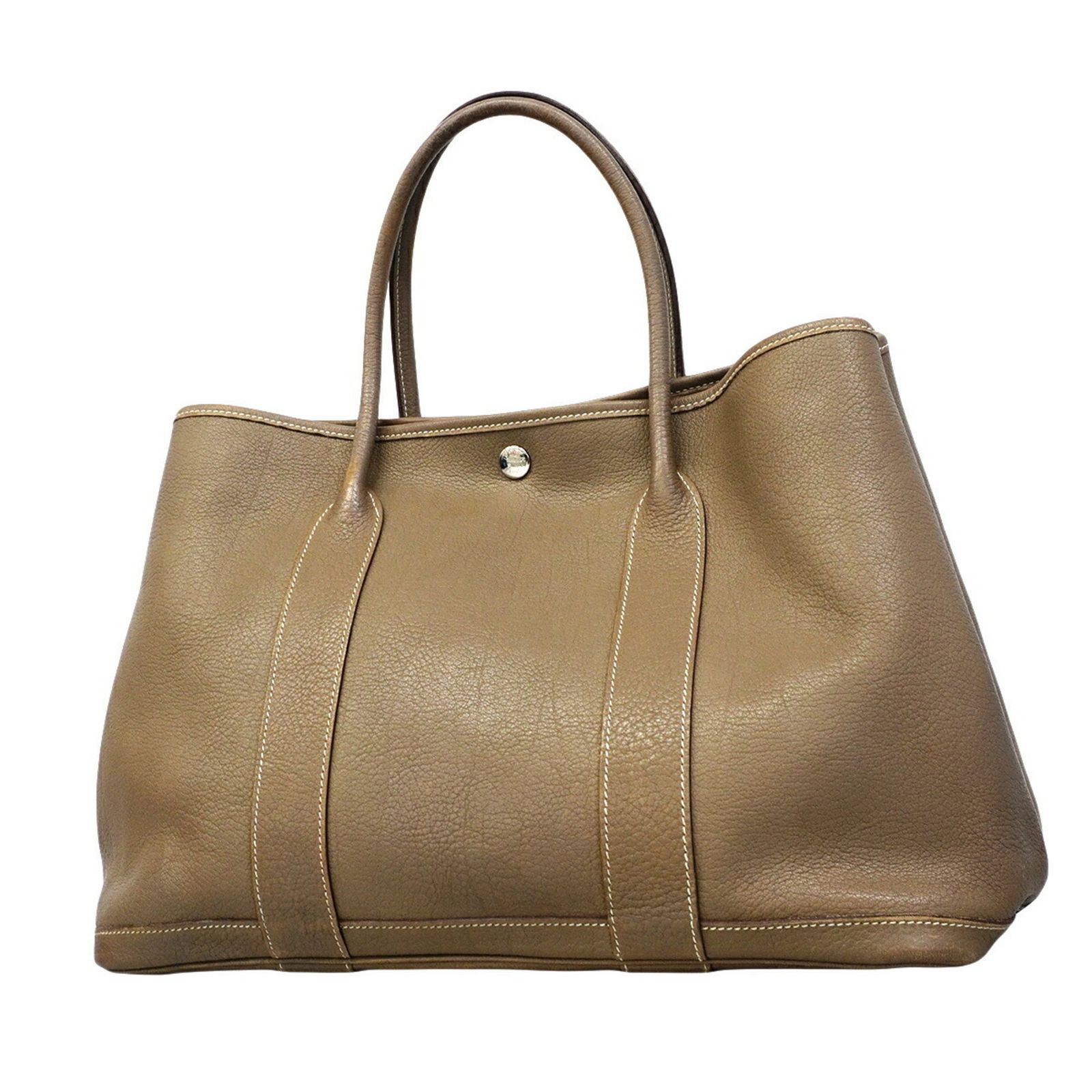 エルメス(Hermes) エルメス トートバッグ ガーデンPM ネゴンダ エトゥープ □K刻印レディース