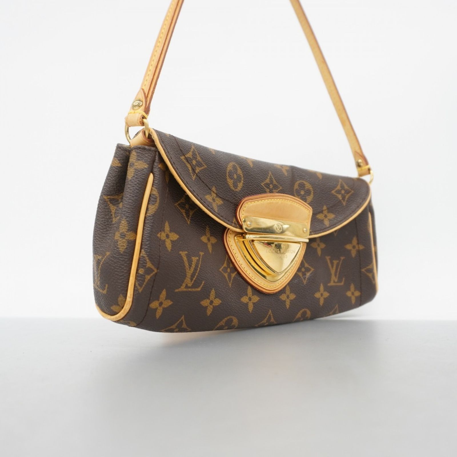 ルイ・ヴィトン(Louis Vuitton) ルイ・ヴィトン ショルダーバッグ モノグラム ポシェットビバリー M40122 ブラウンレディース