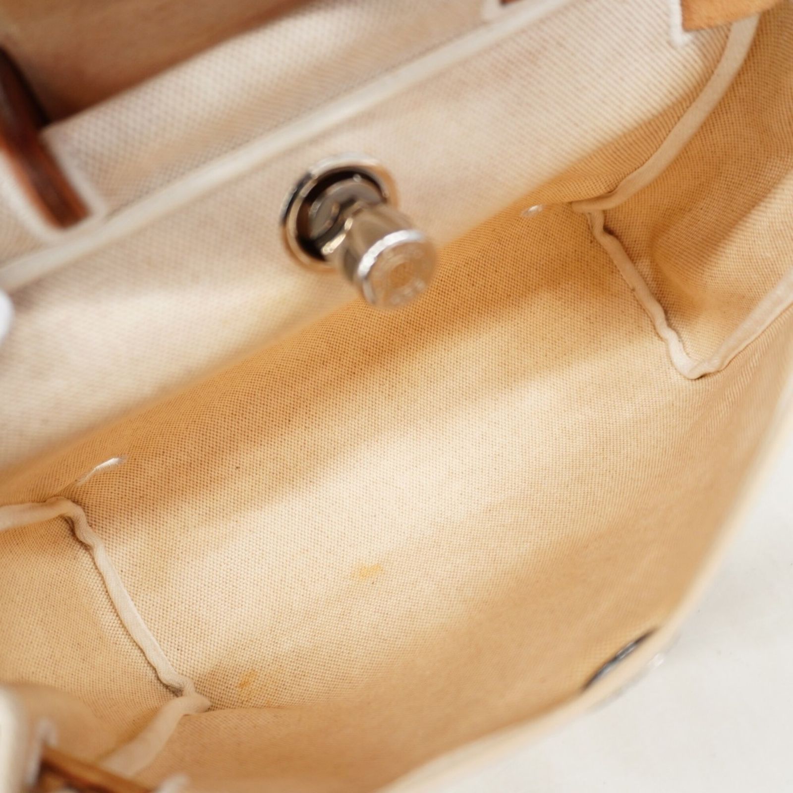 エルメス(Hermes) エルメス リュック・デイパック エールバッグアドPM トワルアッシュ ナチュラル □F刻印レディース