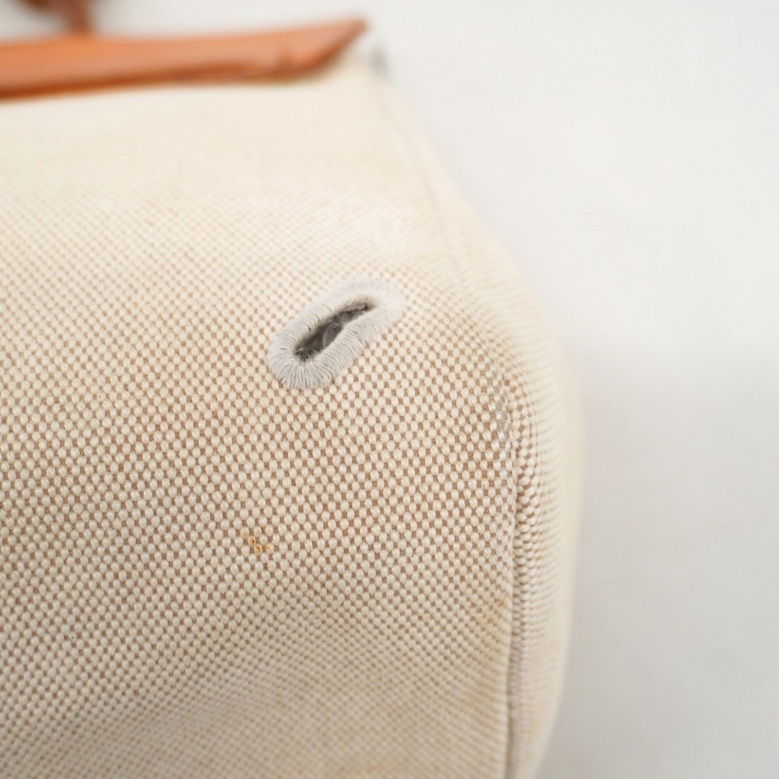 エルメス(Hermes) エルメス リュック・デイパック エールバッグアドPM トワルアッシュ ナチュラル □F刻印レディース