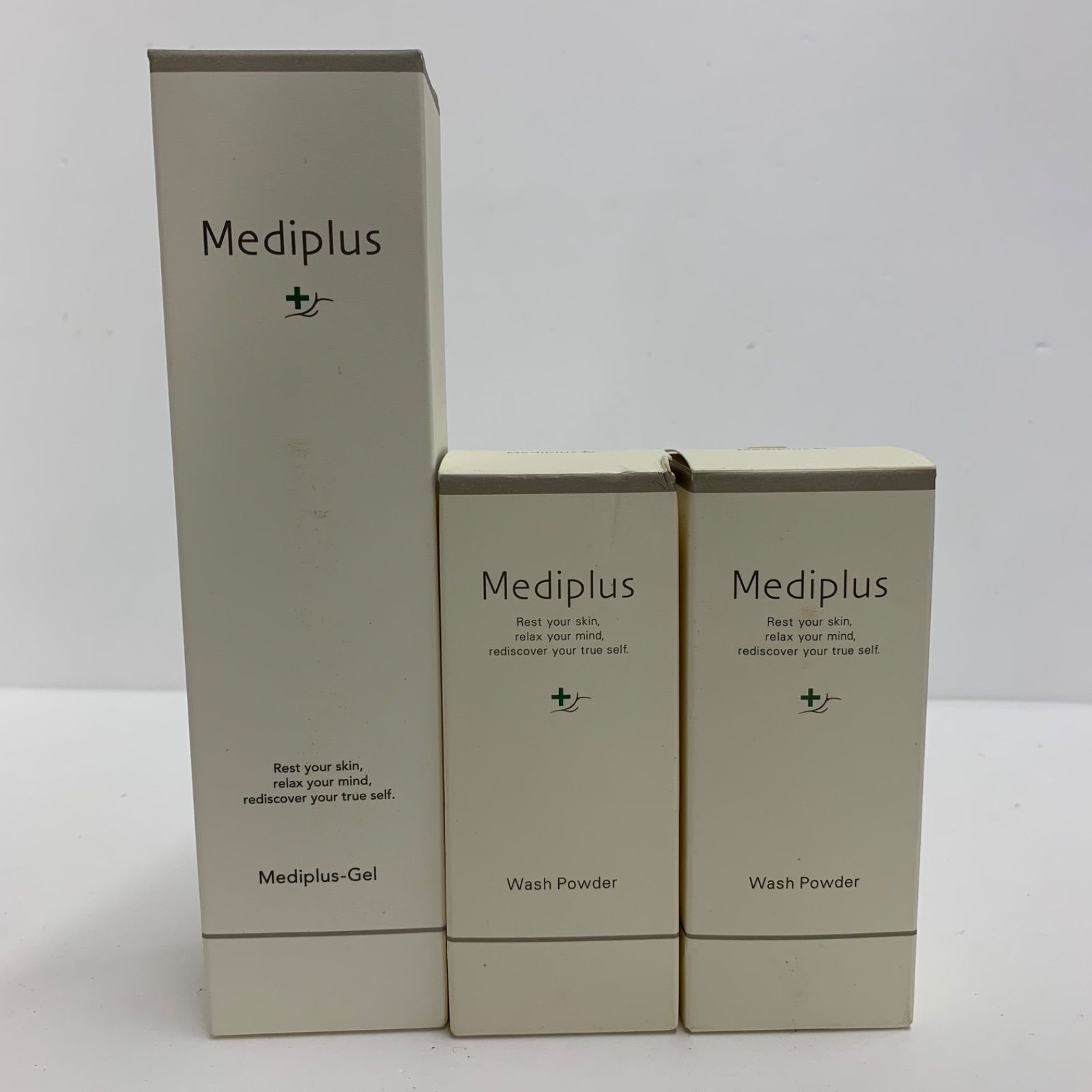 J3210 Mediplus メディプラス ゲル 180g・ウォッシュパウダー 60g×2 計3点セット