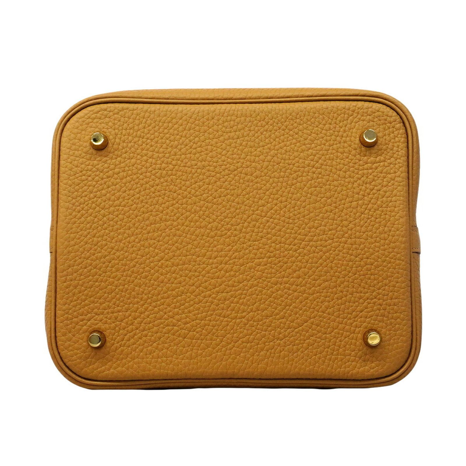 エルメス(Hermes) エルメス ハンドバッグ ピコタンロックMM トリヨンクレマンス ビスキュイ B刻印レディース