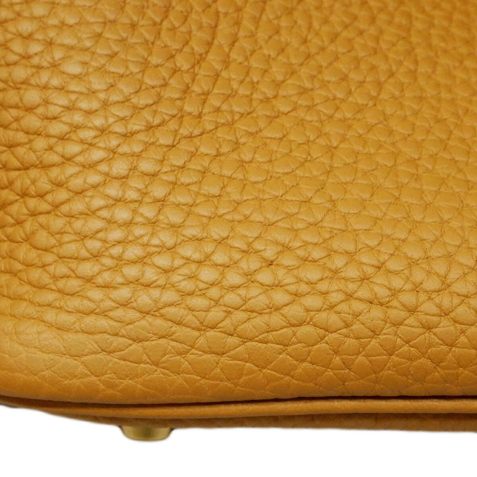 エルメス(Hermes) エルメス ハンドバッグ ピコタンロックMM トリヨンクレマンス ビスキュイ B刻印レディース