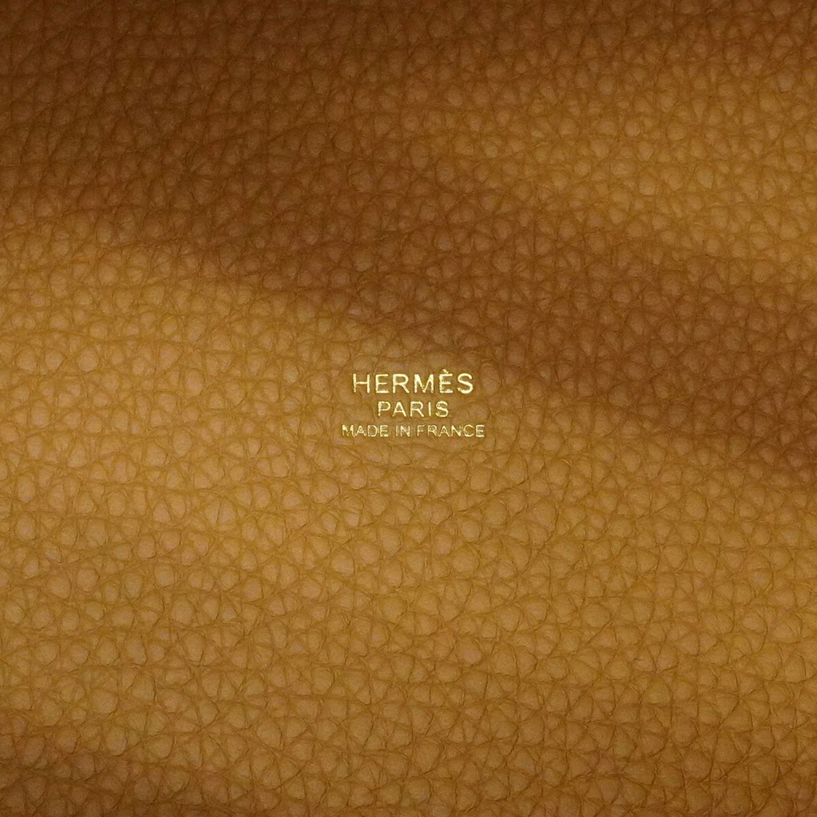 エルメス(Hermes) エルメス ハンドバッグ ピコタンロックMM トリヨンクレマンス ビスキュイ B刻印レディース