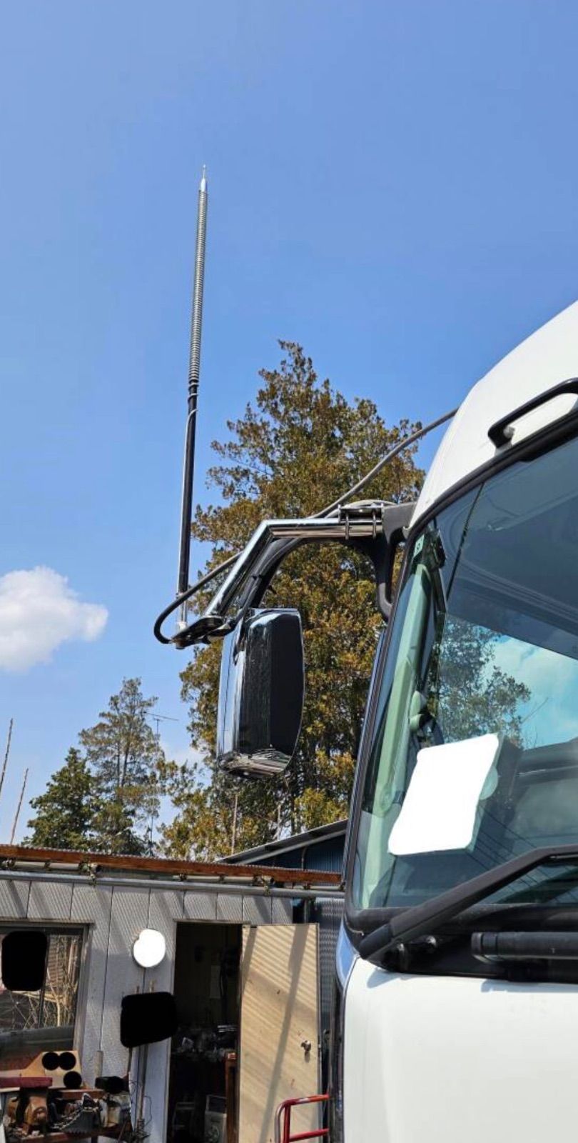 待たせたな!! アィ―ンアンテナステー　FUSO-スーパーグレート用アンテナステー　スーパー無双 (FU-SG-ATS-42SS)