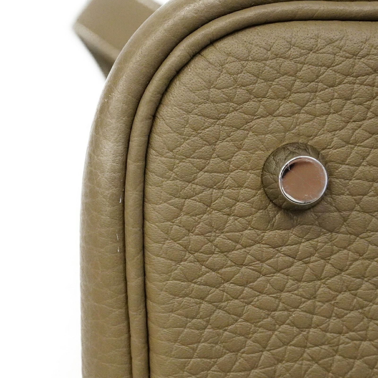 エルメス(Hermes) エルメス ハンドバッグ ピコタンロックMM トリヨンクレマンス エトゥープ K刻印レディース