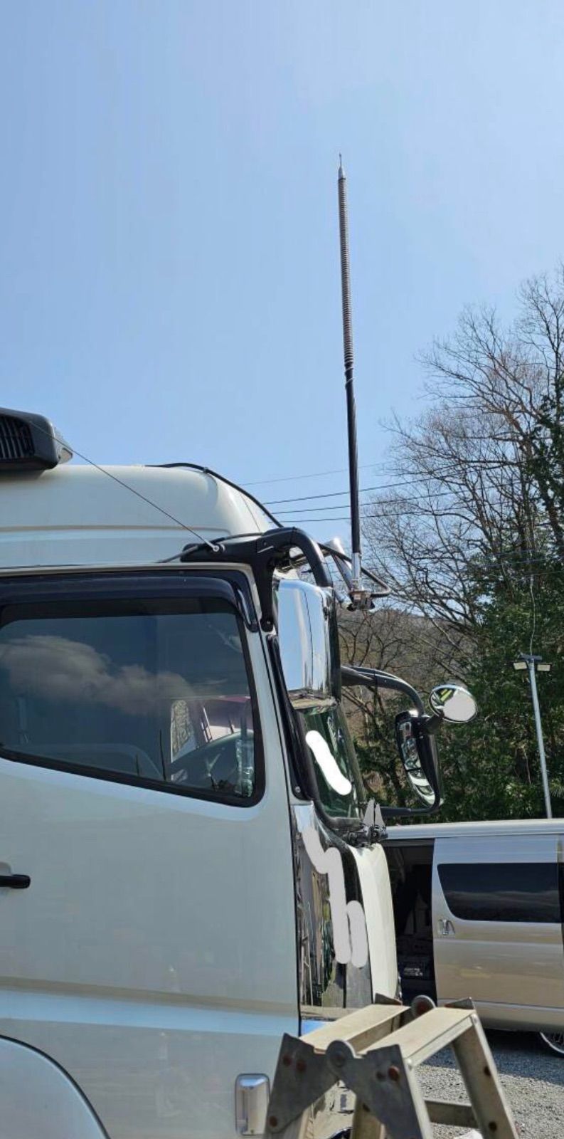 待たせたな!! アィ―ンアンテナステー　FUSO-スーパーグレート用アンテナステー　スーパー無双 (FU-SG-ATS-42SS)
