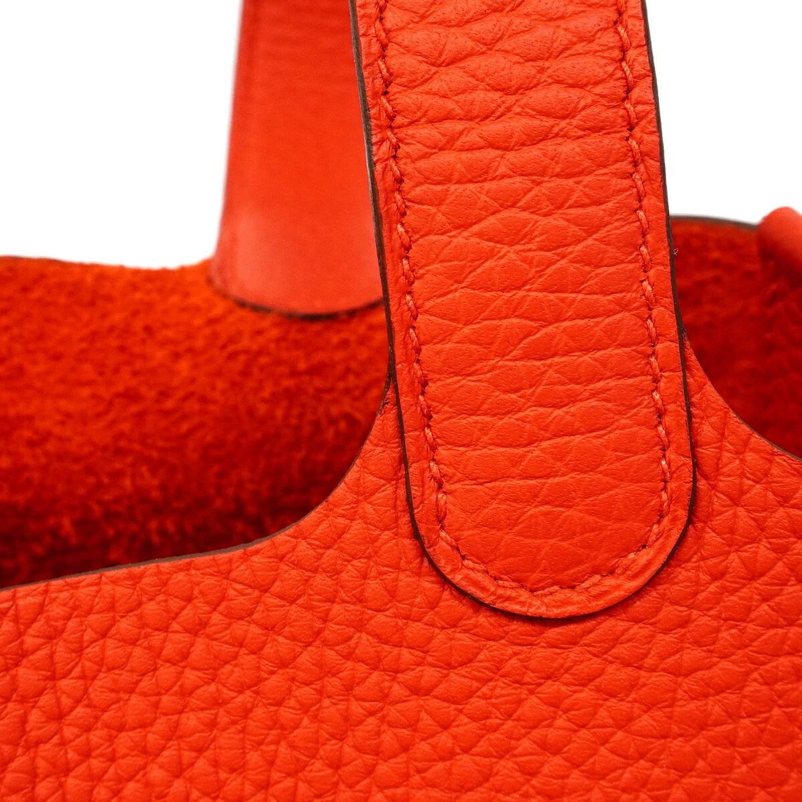 エルメス(Hermes) エルメス ハンドバッグ ピコタンロックPM トリヨンクレマンス ルージュター G刻印レディース