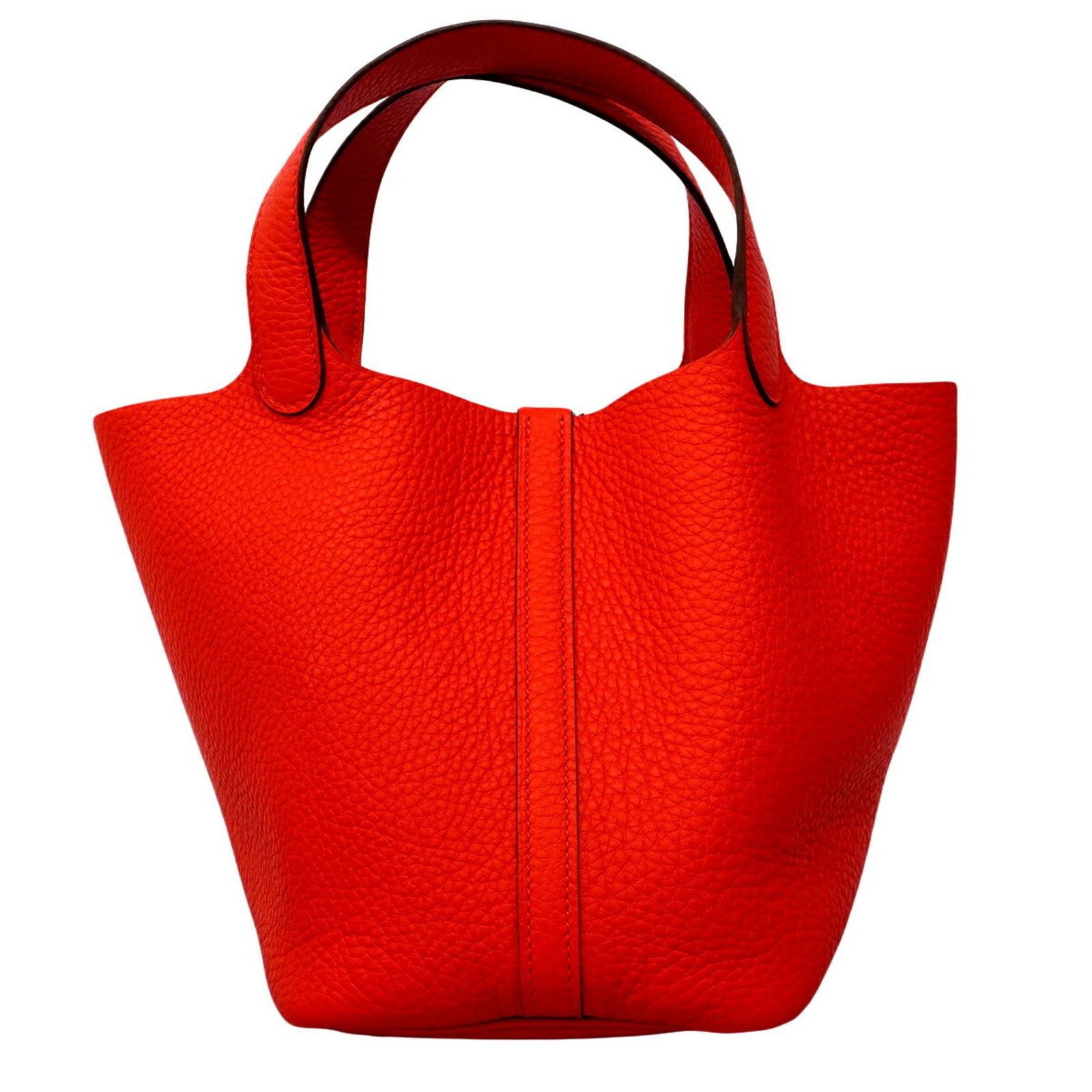 エルメス(Hermes) エルメス ハンドバッグ ピコタンロックPM トリヨンクレマンス ルージュター G刻印レディース