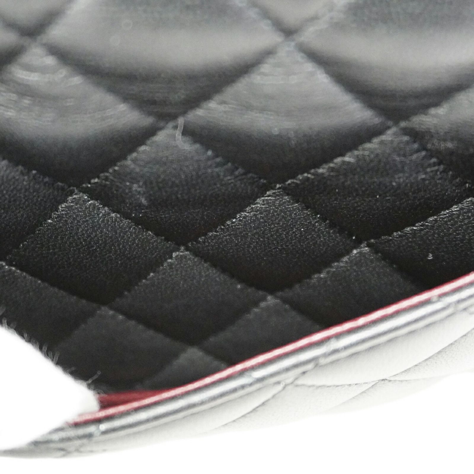 シャネル(Chanel) シャネル ショルダーバッグ マトラッセ Wフラップ Wチェーン ラムスキン ブラック レディース