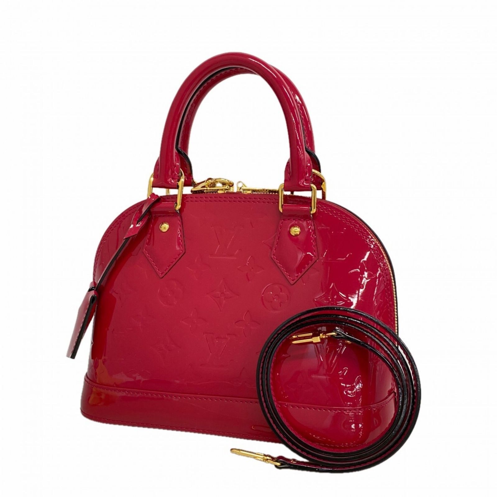 ルイ・ヴィトン(Louis Vuitton) ルイ・ヴィトン ハンドバッグ ヴェルニ アルマBB M91771 ローズアンディアン 2wayバッグレディース