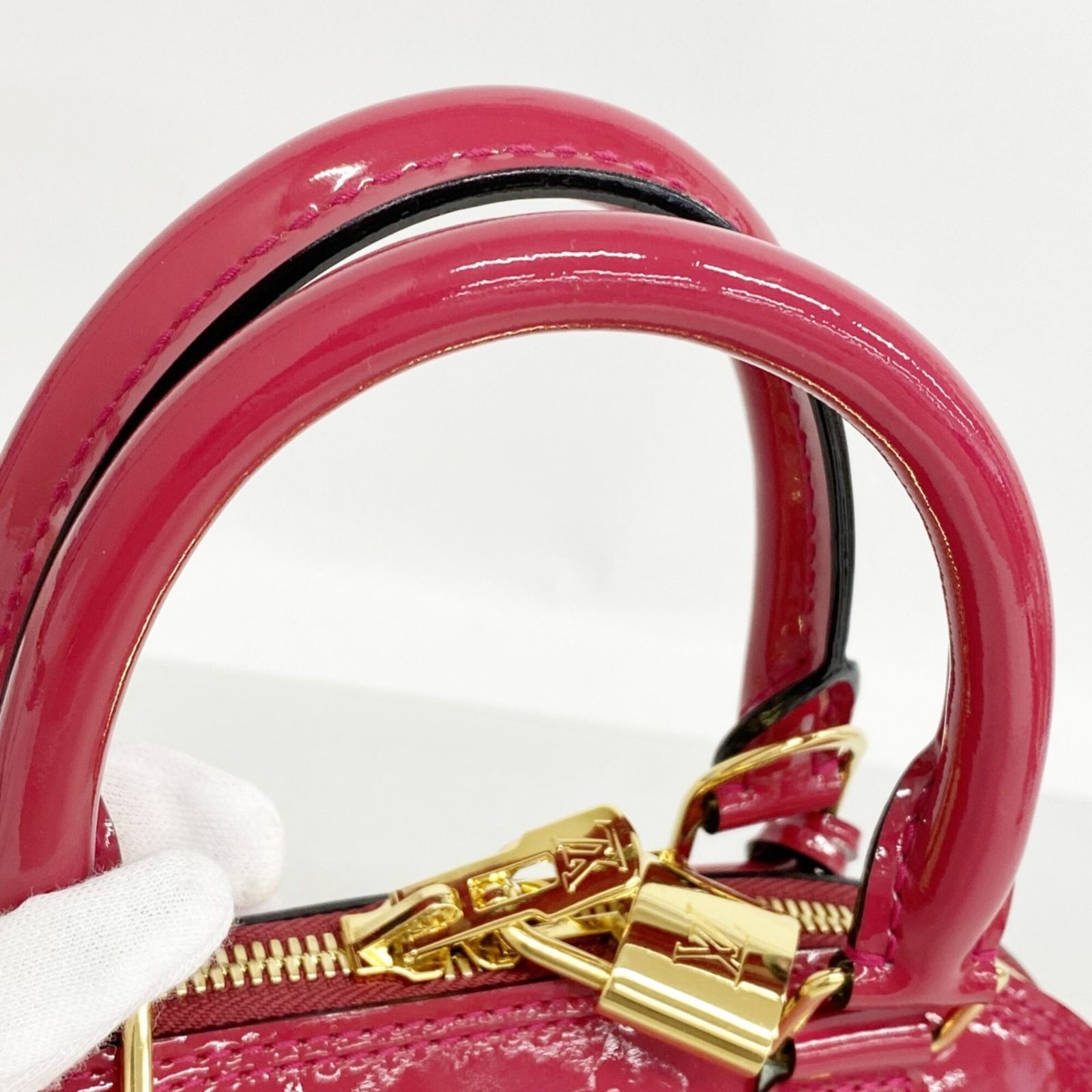 ルイ・ヴィトン(Louis Vuitton) ルイ・ヴィトン ハンドバッグ ヴェルニ アルマBB M91771 ローズアンディアン 2wayバッグレディース