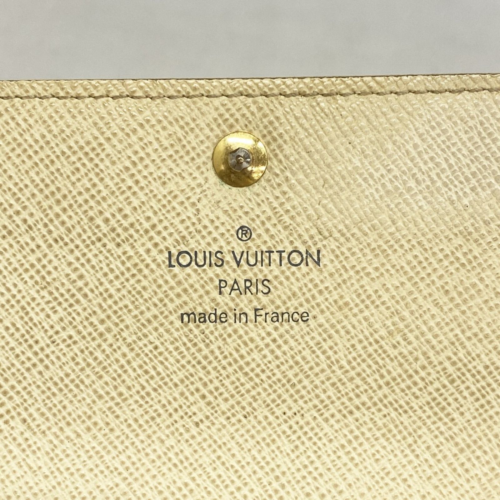 ルイ・ヴィトン(Louis Vuitton) ルイ・ヴィトン 長財布 ダミエ・アズール ポルトフォイユサラ N61735 ホワイトレディース