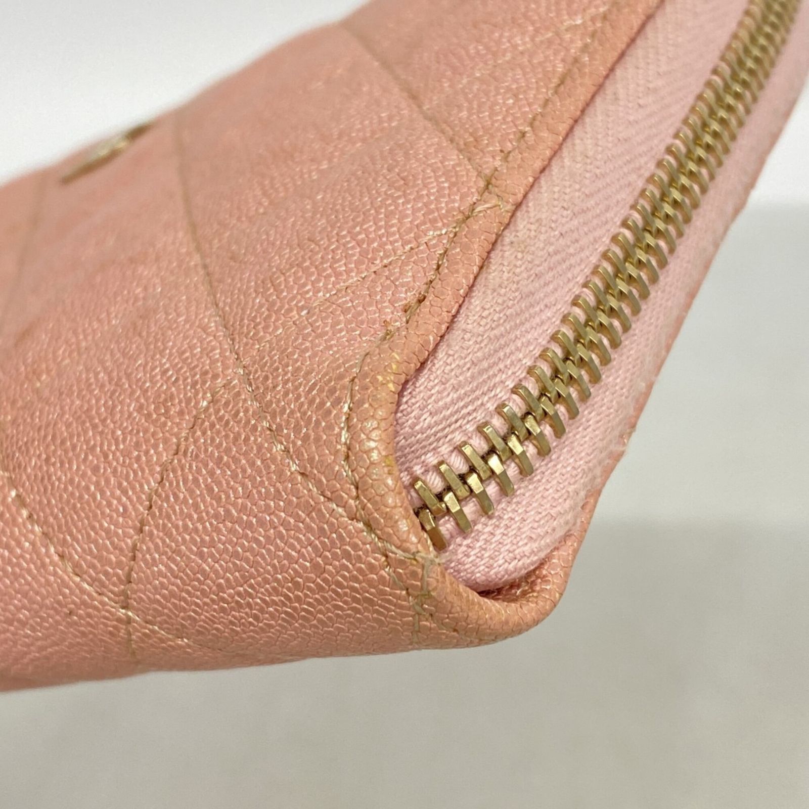 シャネル(Chanel) シャネル 長財布 マトラッセ キャビアスキン ピンク シャンパンレディース シャネル(Chanel) シャネル 長財布 マトラッセ キャビアスキン ピンク シャンパンレディース