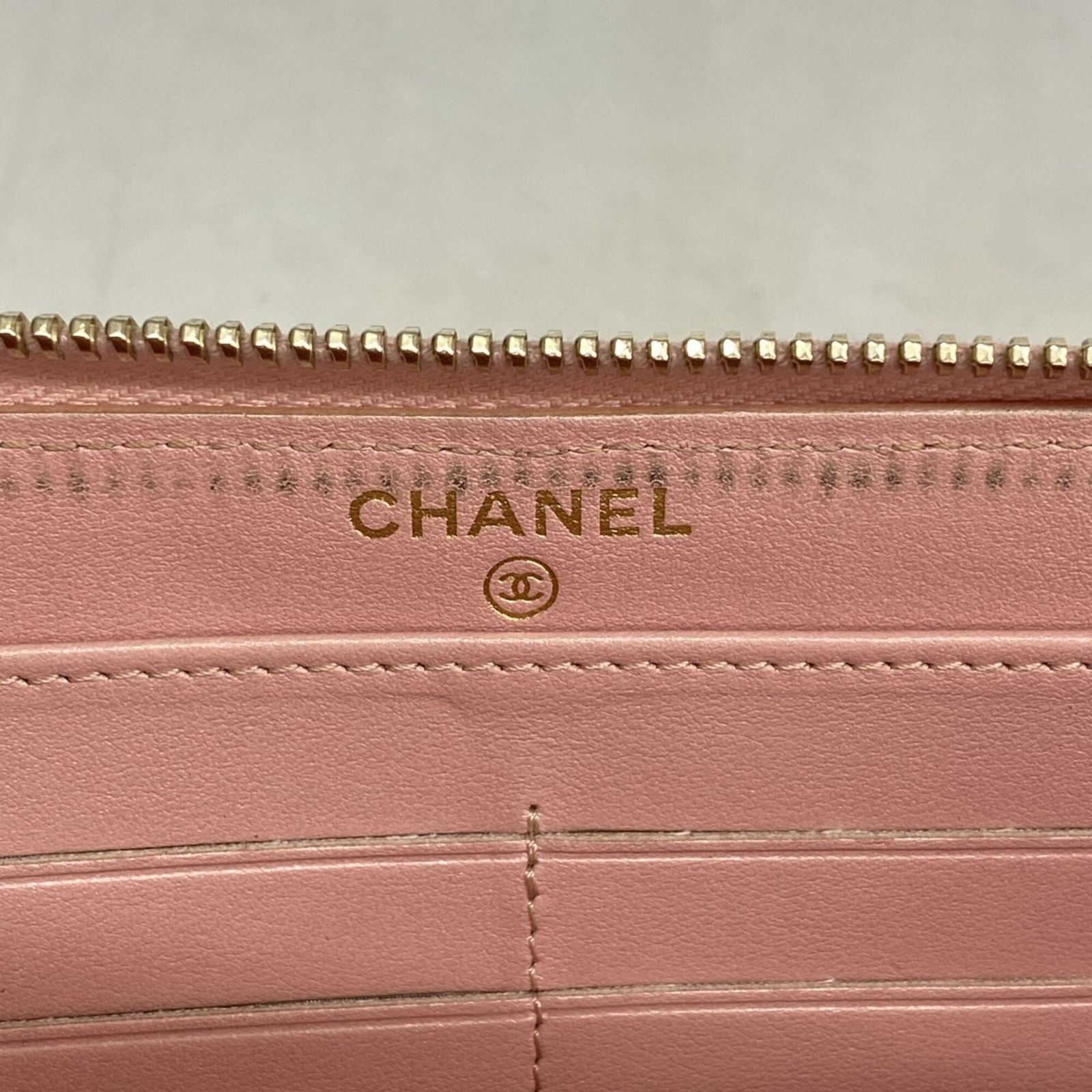 シャネル(Chanel) シャネル 長財布 マトラッセ キャビアスキン ピンク シャンパンレディース シャネル(Chanel) シャネル 長財布 マトラッセ キャビアスキン ピンク シャンパンレディース
