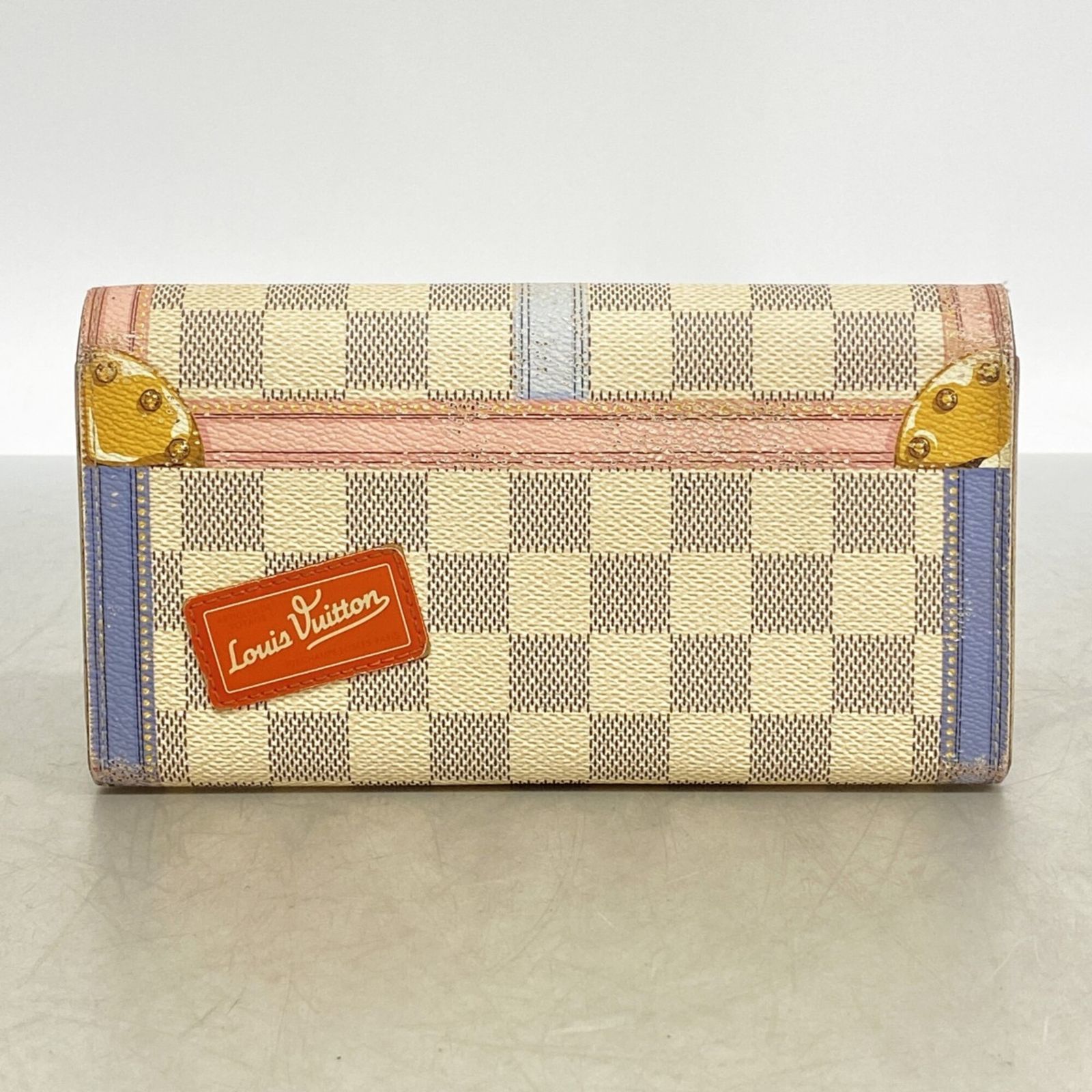 ルイ・ヴィトン(Louis Vuitton) ルイ・ヴィトン 長財布 ダミエ・アズール サマートランク ポルトフォイユサラ N60119 ホワイトレディース ルイ・ヴィトン(Louis Vuitton) ルイ・ヴィトン 長財布 ダミエ・アズール サマートランク ポルトフォイユサラ N60119 ホワイトレディース