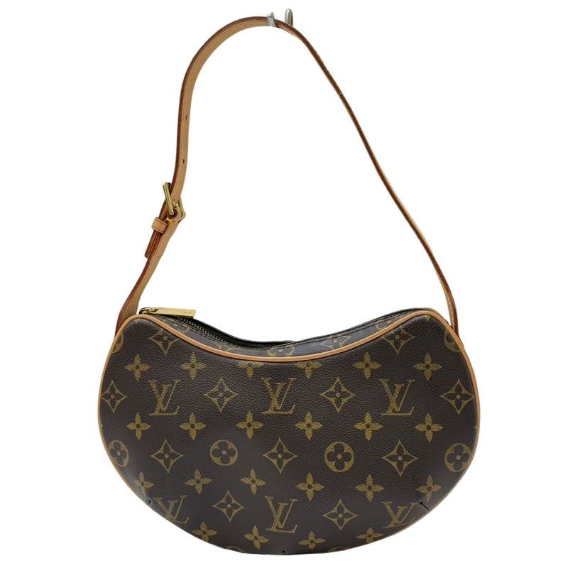 LOUIS VUITTON ルイヴィトン ポシェット・クロワッサン M51510 ブラウン モノグラム ショルダーバッグ レディース 【中古】 22606K240