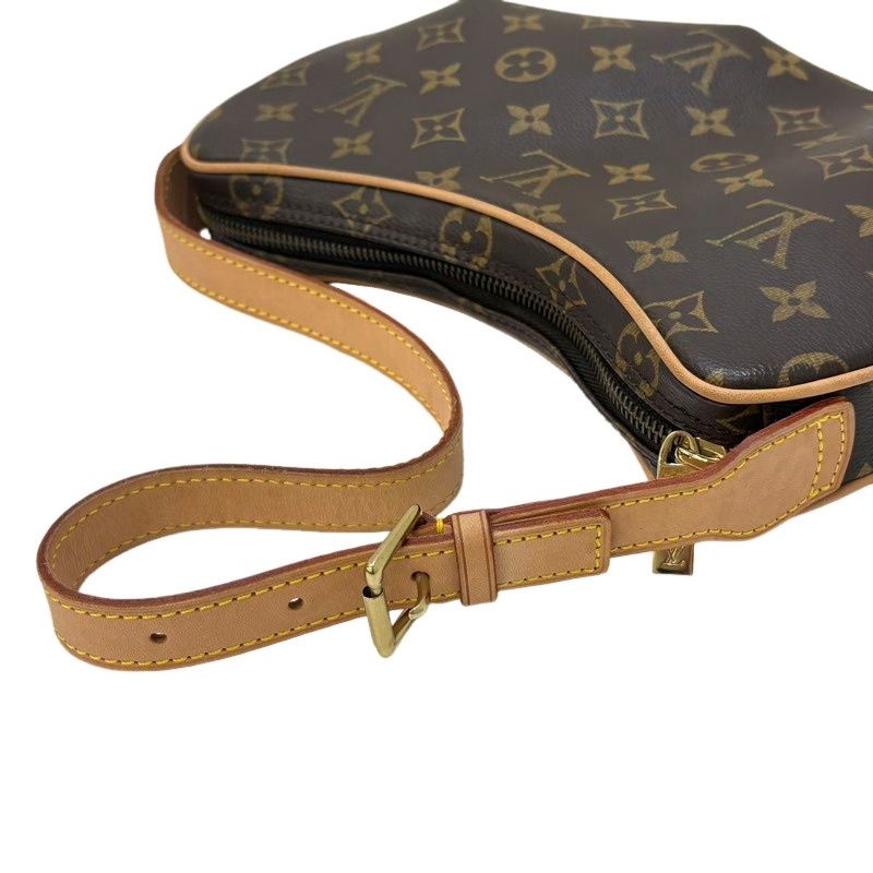LOUIS VUITTON ルイヴィトン ポシェット・クロワッサン M51510 ブラウン モノグラム ショルダーバッグ レディース 【中古】 22606K240