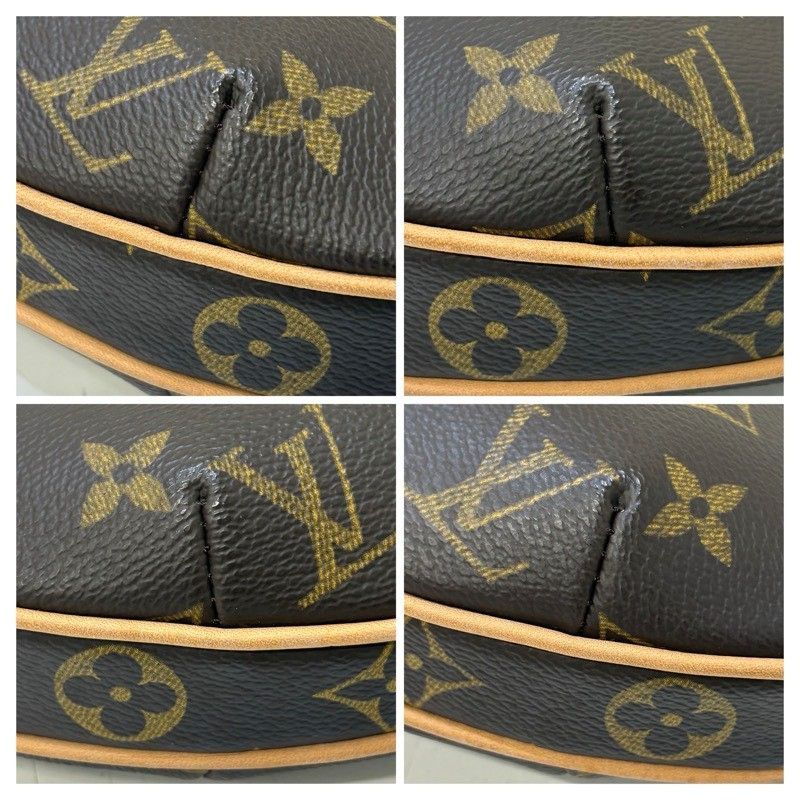 LOUIS VUITTON ルイヴィトン ポシェット・クロワッサン M51510 ブラウン モノグラム ショルダーバッグ レディース 【中古】 22606K240