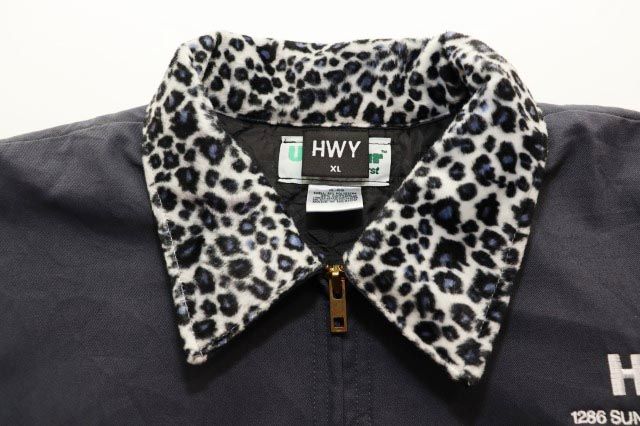 ハイウェイ HWY × アス US LEOPARD COLLARED WORK JACKET GREY XL レオパード ワーク ジャケット グレー 【ブランド古着ベクトル】【中古】260615 ハイウェイ HWY × アス US LEOPARD COLLARED WORK JACKET GREY XL レオパード ワーク ジャケット グレー 【ブランド古着ベクトル】【中古】260615