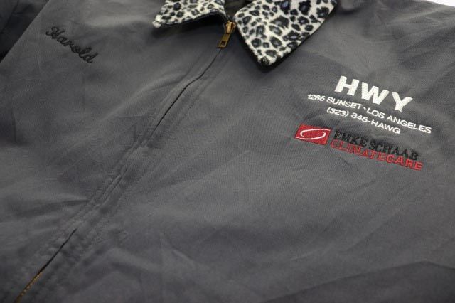 ハイウェイ HWY × アス US LEOPARD COLLARED WORK JACKET GREY XL レオパード ワーク ジャケット グレー 【ブランド古着ベクトル】【中古】260615 ハイウェイ HWY × アス US LEOPARD COLLARED WORK JACKET GREY XL レオパード ワーク ジャケット グレー 【ブランド古着ベクトル】【中古】260615