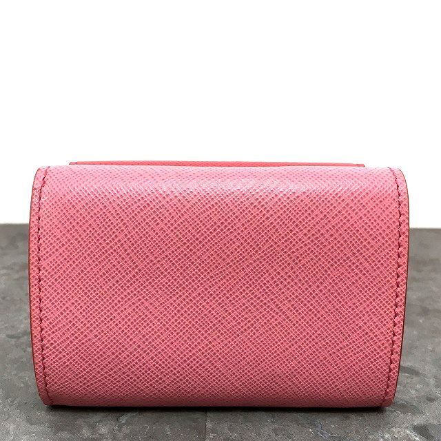 未使用品 PRADA 三つ折り財布 1MH021 サフィアーノ ピンク 190 未使用品 PRADA 三つ折り財布 1MH021 サフィアーノ ピンク 190