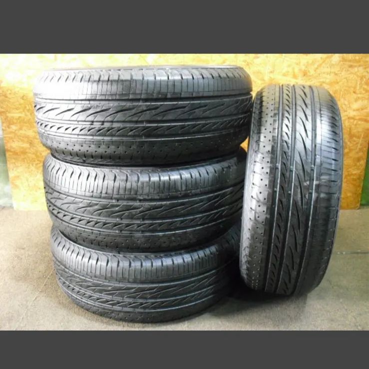 (A-2873)本州送料無料 超バリ山 215/55R17 4本 ブリヂストン 中古タイヤホイール館