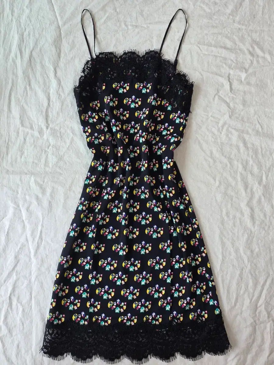LUCKY CHOUETTE ラッキーシュエトゥ レース レイヤード ONE PIECE