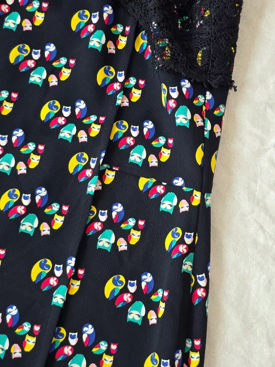 LUCKY CHOUETTE ラッキーシュエトゥ レース レイヤード ONE PIECE