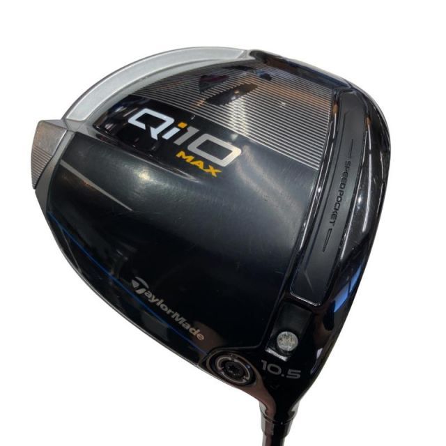 【中古】 テーラーメイド Qi10 MAX 10.5° ドライバー DR Diamana BLUE TM50(Qi10 DR) (フレックスR) メンズ 男性用 右利き 右用 Cランク ゴルフクラブ