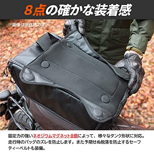 【新品】DOPPELGANGER(ドッペルギャンガー) ターポリンタンクバッグ 【マグネット装着できるスリングバッグ】 容量:14L バイク用 ターポリンバッグシリーズ DBT392-BK 94604341