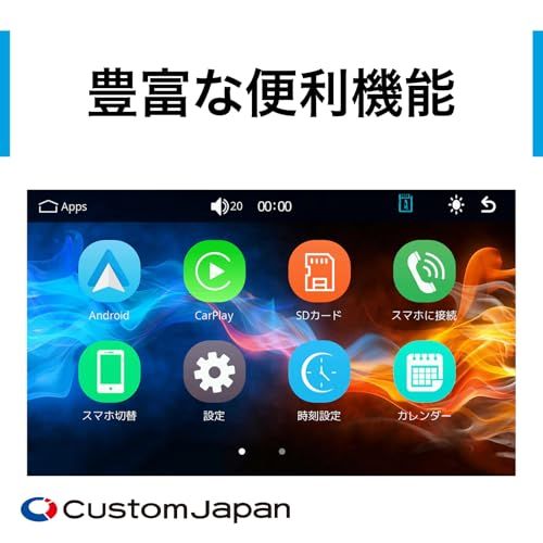 【新品】Custom Japan(カスタムジャパン) スマートライドダッシューボード SRD5 Slim (5inch) バイク スマートモニター CarPlay Android Auto対応 4fc6ce9d