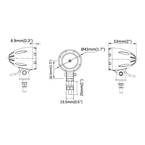 【新品】ミニサイズ LEDワークライト 丸形 バイク補助灯 5W フォグランプ オートバイ 自転車 カー用品 スポット型 狭角 ノイズレス EMC対策品 DC12v 24v兼用 IP68防水 防塵 防振 2個セット Lightronic ec4375f1 【新品】ミニサイズ LEDワークライト 丸形 バイク補助灯 5W フォグランプ オートバイ 自転車 カー用品 スポット型 狭角 ノイズレス EMC対策品 DC12v 24v兼用 IP68防水 防塵 防振 2個セット Lightronic ec4375f1