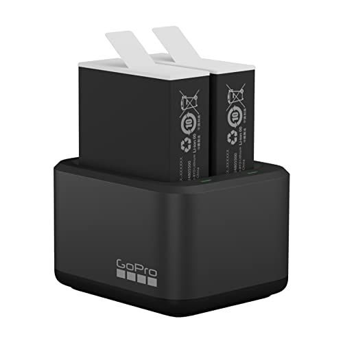 【新品】【公式】 GoPro(ゴープロ) デュアルバッテリーチャージャー + Enduro バッテリー HERO9/10 /11 ブラック用 2個セット 70393ab4