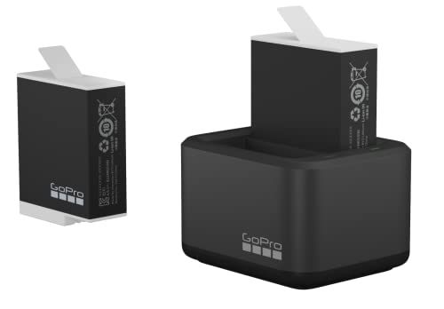 【新品】【公式】 GoPro(ゴープロ) デュアルバッテリーチャージャー + Enduro バッテリー HERO9/10 /11 ブラック用 2個セット 70393ab4