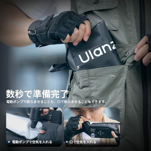 【新品】Ulanzi UA20 20W LEDビデオライト 撮影用ライト チューブライト インフレータブル マグネット付き 色温度2700K?6500K CRI 95+ 2500mAh Type C充電式 高輝度 1/4インチネジ穴 折りたた 46924baf