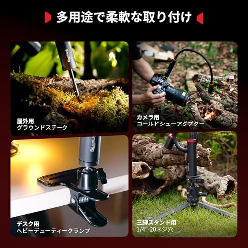 【新品】SmallRig RM 03 LEDライト アームライト マクロ撮影用 ビーム角調整可能 5色 CRI 95 TLCI 92 カメラライト コールドシューアダプター/クランプ/ディフューザーバーンドア付き 写真撮影用照明アーム IP5 81ee90db 【新品】SmallRig RM 03 LEDライト アームライト マクロ撮影用 ビーム角調整可能 5色 CRI 95 TLCI 92 カメラライト コールドシューアダプター/クランプ/ディフューザーバーンドア付き 写真撮影用照明アーム IP5 81ee90db