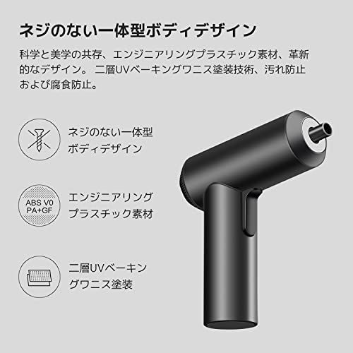 【新品】Xiaomi 電動ドライバー 充電式ドライバーセット コードレス トルク5Nm 大容量 12本ビット Type-C充電 LEDライト 家具の組み立て Mijia 収納ケース付き e79be05e